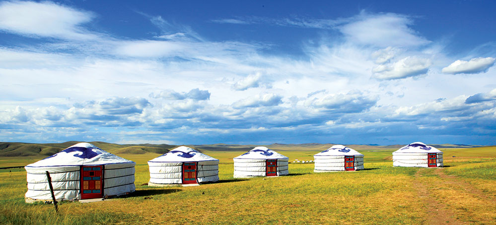 The best way to experience the Mongolian nomadic lifestyle is to check in at a yurt camp